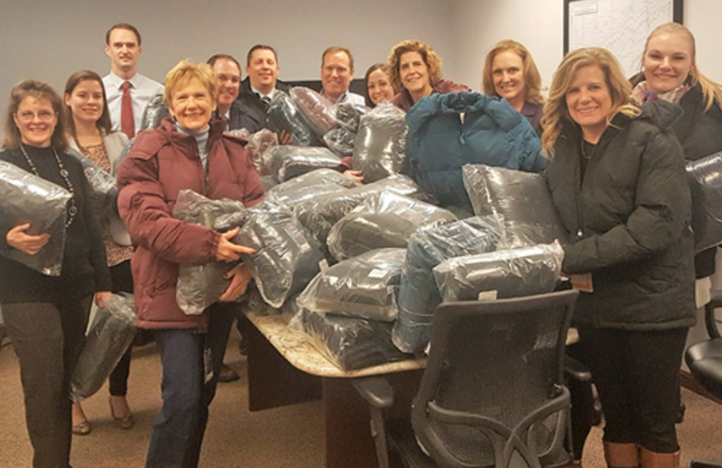 Mariner Wealth Advisors Denver, Colorado office annual blanket drive