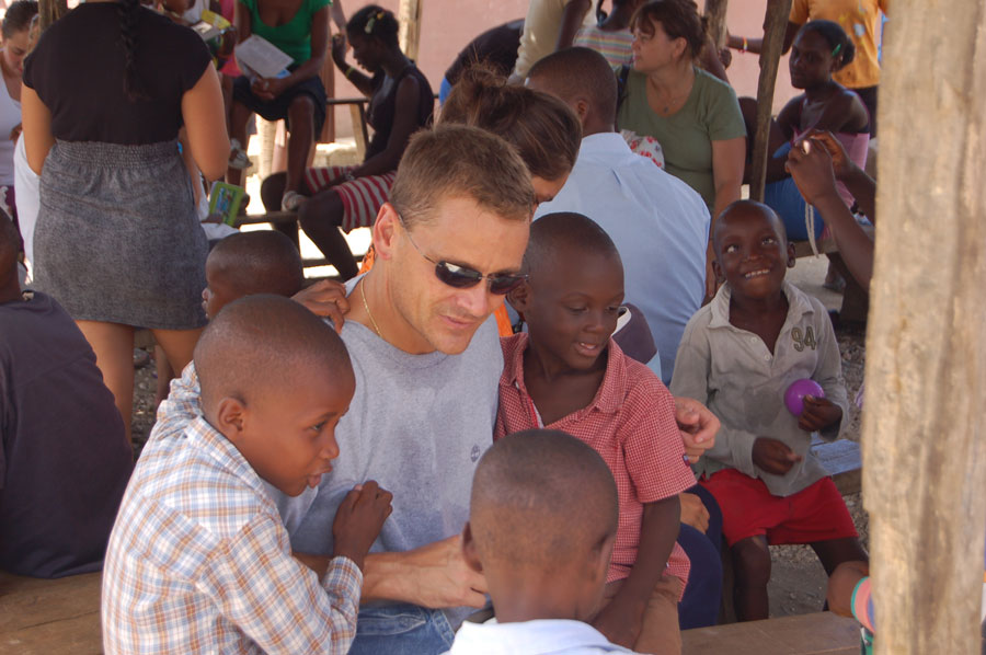 Marty Bicknell in Haiti