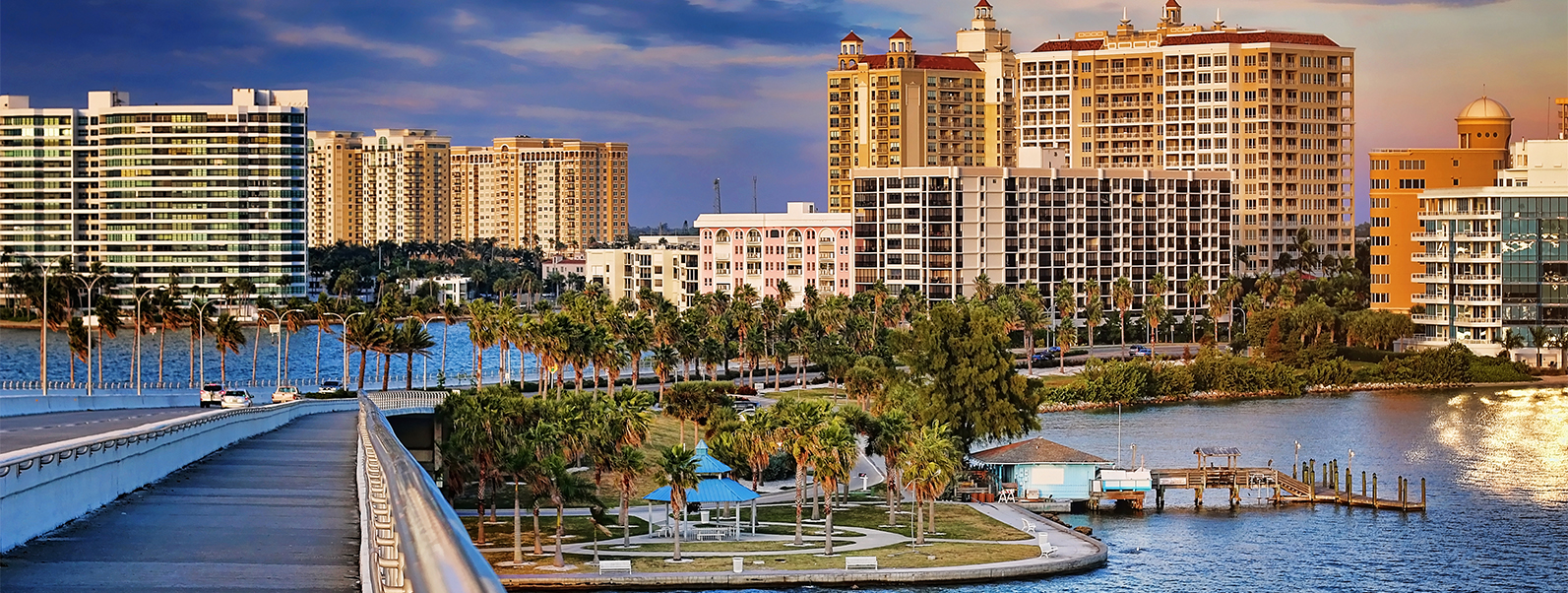 Downtown Sarasota from Ringling Bridge